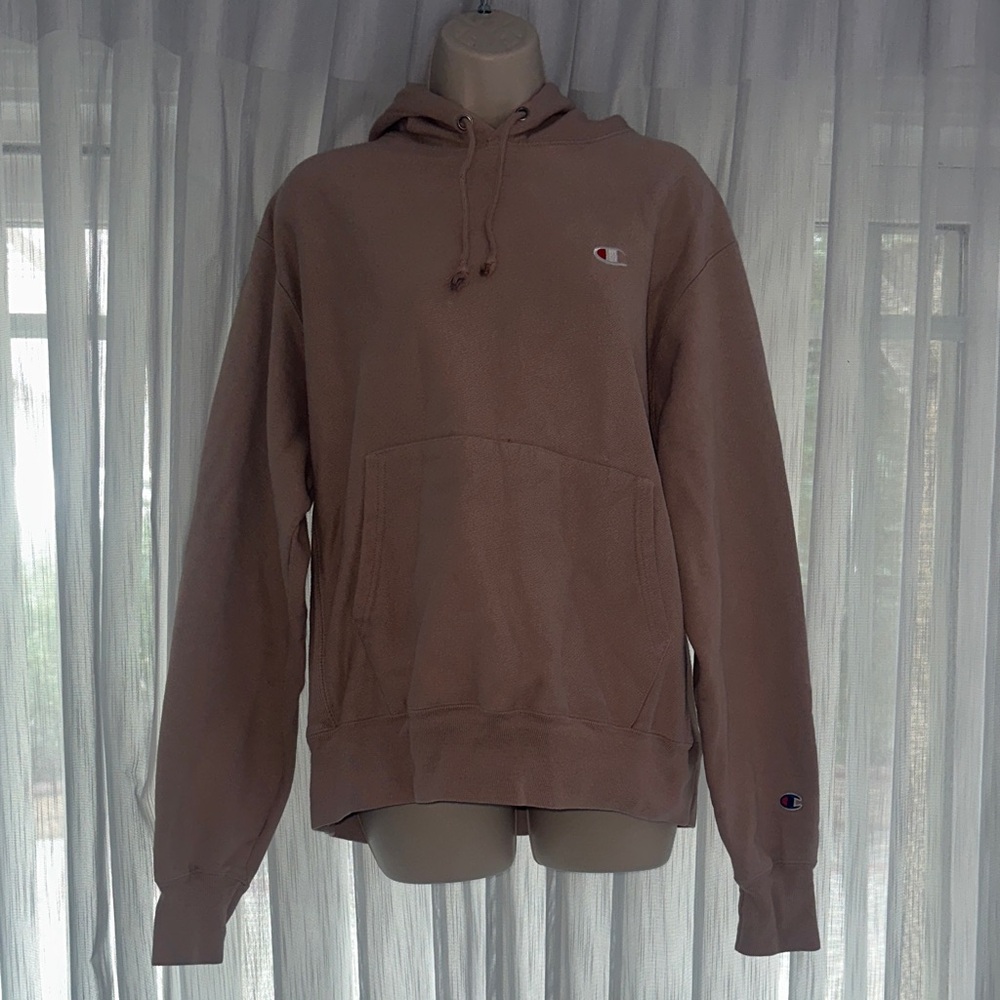 Champion Men's Light Pink Hoodie